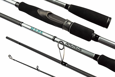 Спиннинг Nautilus Mark MRK-802M 244 см.  7-28гр (двухчастное)