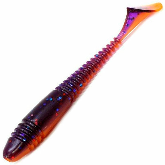 Силиконовая приманка Виброхвост YUMMY Baits Tioga 3.9in(100мм) съедобная (color 201)