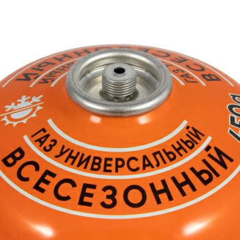Газовый баллон для порт.плит Следопыт всесезонный PF-FG-450 резьбовой