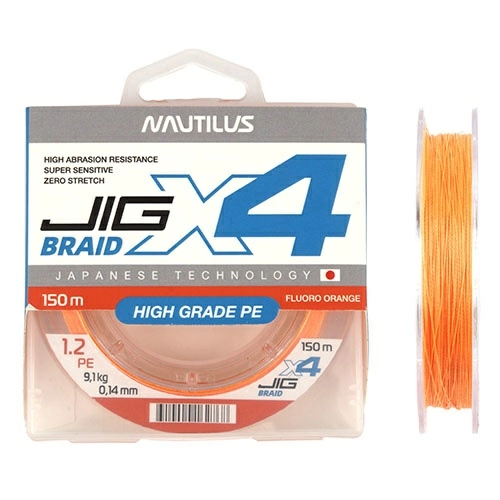Плетеный шнур Daiwa X4 Jig braid