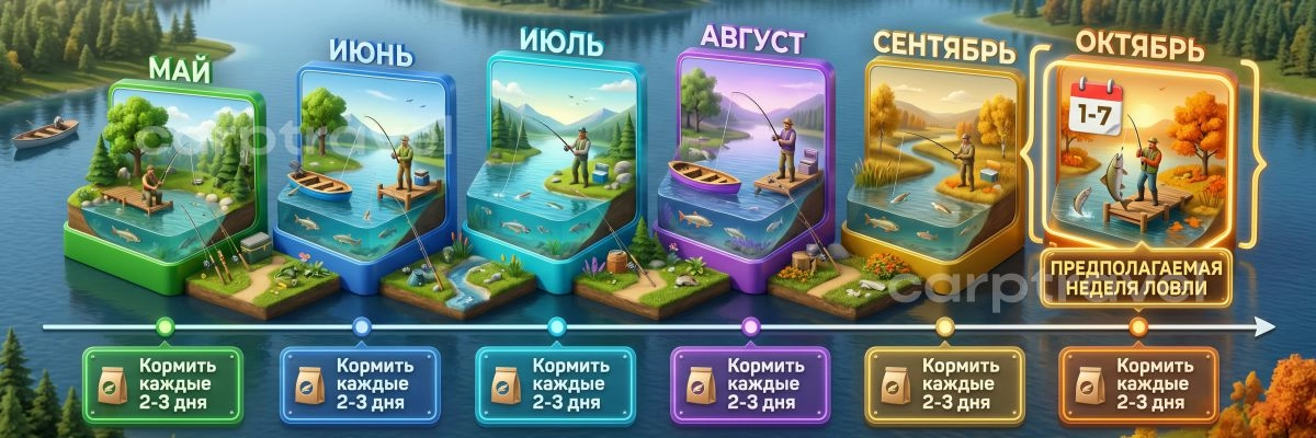 Долгосрочный закорм карпа: 6 месяцев работы ради трофейной сессии