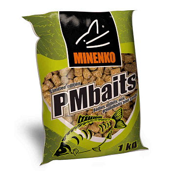 Пеллетс Minenko PMbaits Pineapple 14мм 1 кг (Ананас)   Желтый