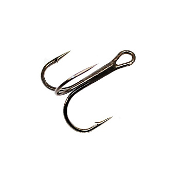 Крючок тройной KOI Round Treble Size 6 Black Nickel 10шт