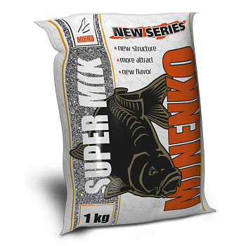 Прикормка фидерная Minenko Super Mix Roach Black 1 кг (Плотва Чёрная) 