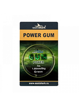 Резина для фидерной оснастки EastShark Power Gum  10м 8кг/1,00мм (Зелёный) 