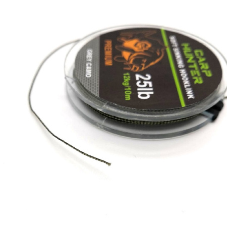 Повод. мат. Carp Hunter PREMIUM  (grey camo)