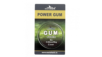 Резина для фидерной оснастки EastShark Power Gum  10м /0,6мм (Clear) 