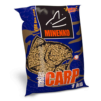Пеллетс Minenko Master Carp Honey 5мм 1 кг (Мёд)   Желтый