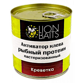 Активатор клёва  Lion Baits рыбный протеин Shrimp 0,43 мл (Креветка) 