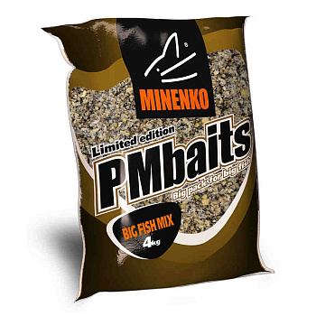 Зерновая смесь Minenko PMbaits Big Fish Mix 4 кг (Натуральный дроблёный) 