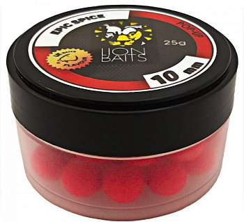 Бойлы плавающие Lion Baits   Epic Spice 10мм 25 г (Специи) 
