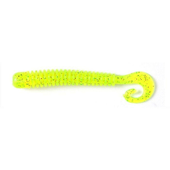 Силиконовая приманка Твистер Lucky John Pro Series Ballist 3.3in 84 мм съедоб (071 Lime Chartreuse)