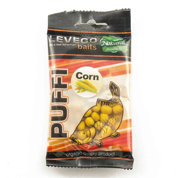 Воздушное пенотесто PUFFI  Levego baits Кукуруза 10 шт. (Желтый)