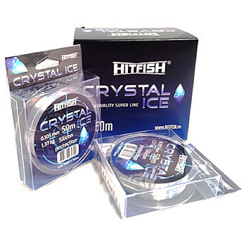 Леска зимняя HITFISH Crystal Ice  50м 1,05кг/0.091мм (Прозрачный) 
