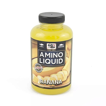 Жидкое питание GBS Baits Amino Liquid Banana  500 мл (Банан) 
