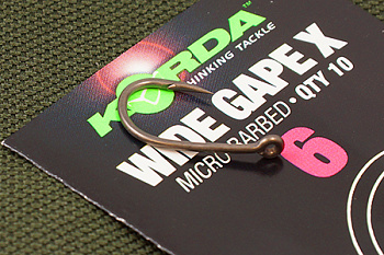 Крючки Korda Wide Gape X Size 6 Тефлон 