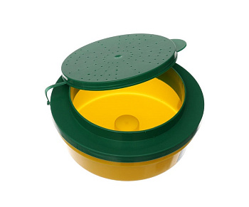 Коробка для наживки F-fishing круглая 16x6,5см