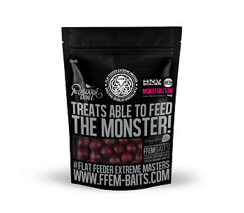 Бойлы тонущие FFEM Baits Русский Бойл Monster Crab 23мм 1 кг (Краб) 