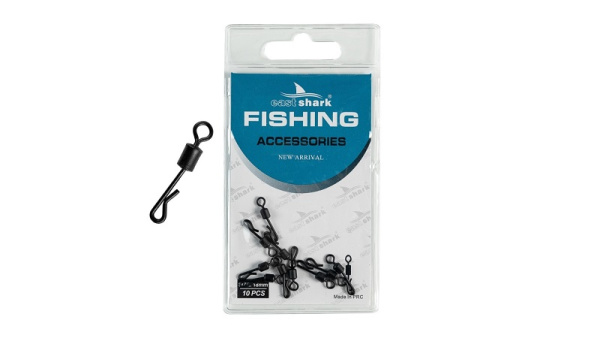 Вертлюг быстросъемный EastShark F129 18 мм, 10шт