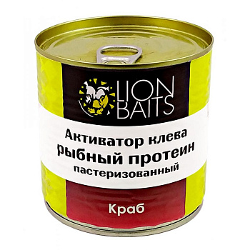 Активатор клёва  Lion Baits рыбный протеин Crab 0,43 мл (Краб) 