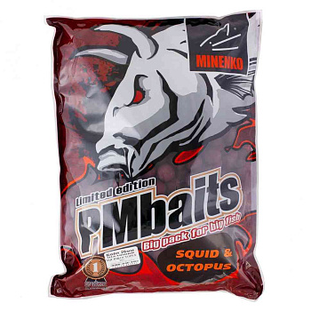 Бойлы пылящие Minenko PMbaits Squid&octopus 26мм 3 кг (Кальмар и осьминог) 
