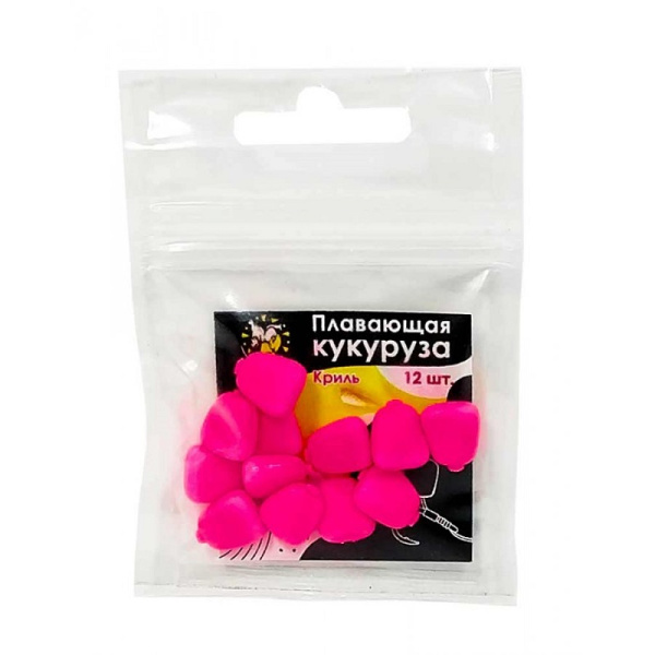 Кукуруза искусственная плавающая Lion Baits Krill (Криль) (Розовый)