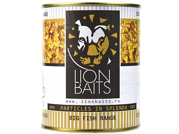 Зерновая смесь Lion Baits  Sweetcorn Crushed 900 г (Кукуруза дробленая) 