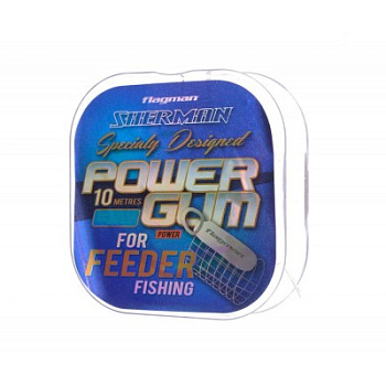 Резина для фидерной оснастки F-fishing Feeder Gum Sherman  10м 6,5кг/1,00мм (Прозрачная) 