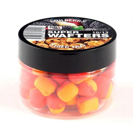 Бойлы нейтральные GBS Baits wafters  Mulberry Tiger Nut 10x13мм  67 г (Шелковица Тигровый орех)1