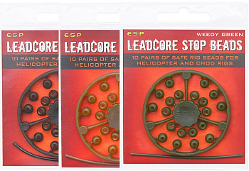 Стопора для оснасток ESP Leadcore Stop Beads 5,5мм Choddy Silt