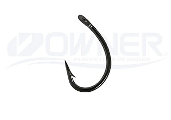 Крючки с колечком Owner Carp Tsuyosni BC Size 6 Black Chrome 