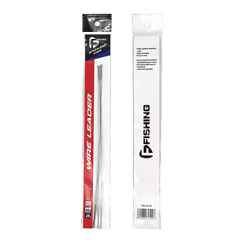 Поводок скрутка F-fishing Wire Leader сталь 25 см / 0,40 мм 16 кг  5 шт