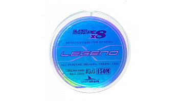 Плетеный шнур EastShark Legend X8  150м 9,4кг/0,12мм (голубой) 