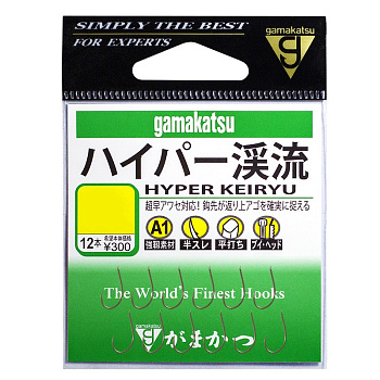 Крючки с лопаткой Gamakatsu A1 Hyper Keiryu  Size 3  с бородкой