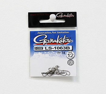 Крючки с лопаткой Gamakatsu  LS-1063B Ring Eye Serie Size 16  