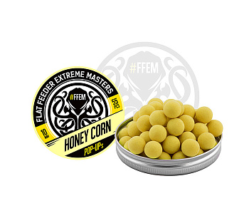 Бойлы плавающие FFEM Baits   Honey Corn 10мм 25 г (Медовая кукуруза) 