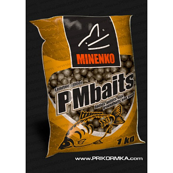 Бойлы пылящие Minenko PMbaits Halibut 26мм 1 кг (Палтус) 
