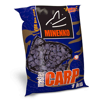 Пеллетс Minenko Master Carp Mussel 14мм 1 кг (Мидия)   Зеленый