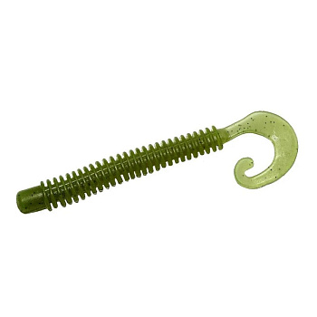Силиконовая приманка Твистер YUMMY Baits Monster Leech 2(50мм) съедобная (color:001)