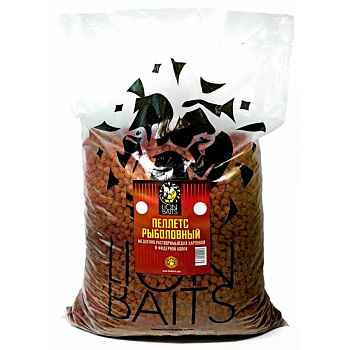 Пеллетс Lion Baits  Krill 10мм 15 кг (Криль)   Оранжевый