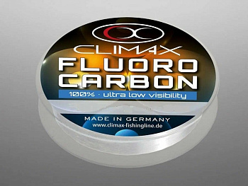 Леска Climax Fluorocarbon Тонущий 25м 6,4кг/0,30мм Прозрачный 
