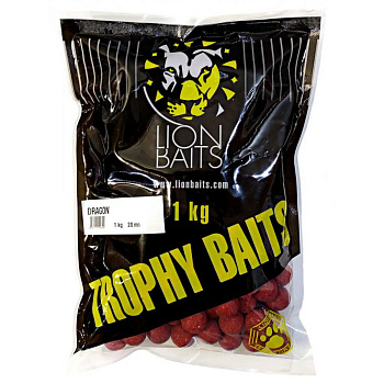 Бойлы тонущие Lion Baits  Trophy Baits Dragon 20мм 1 кг (Чеснок специи) 
