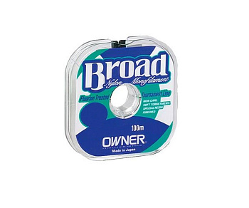 Поводочная леска Owner Broad  100м 5кг/0,24мм (Прозрачный) 