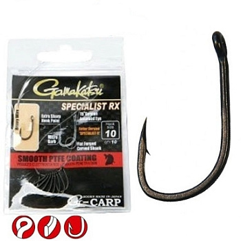 Крючки Gamakatsu  G-Carp Specialist RX Size 6  