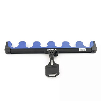 Держатель удилища (Гребенка) Caiman 6 ячеек 229406  Blue 1шт 