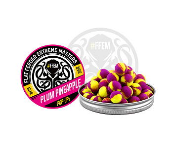 Бойлы плавающие FFEM Baits   Plum Pineapple 12мм 40 г (Слива Ананас) 