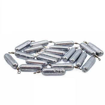 Груз Дроп-шот палочка  Рыболовная империя  14гр. 5 шт. (Серый) Не разборная