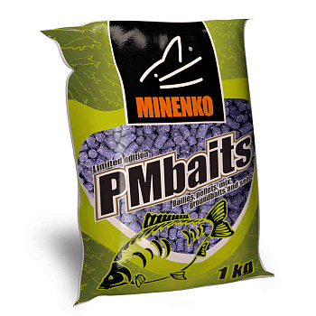 Пеллетс Minenko PMbaits Halibut 10мм 1 кг (Палтус)   Темный