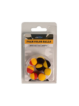 Плавающая насадка  EastShark Foam Color Balls (Разноцветный) 14мм