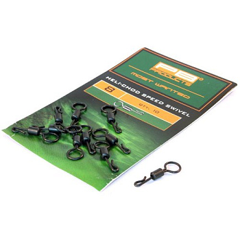 Быстросъем для "вертолетного" монтажа PB Products Heli-Chod Speed Swivel  sz8, 10шт